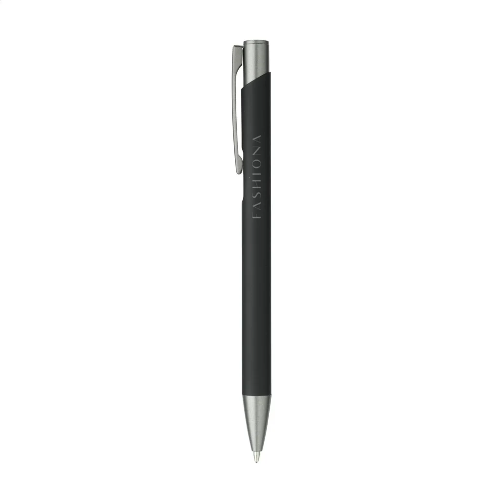 Ebony Soft RCS Recycled Alu SoftTouch Pen