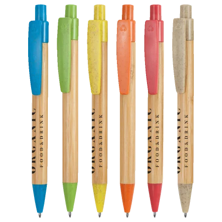 STOA drukbalpen met body en punt van bamboe